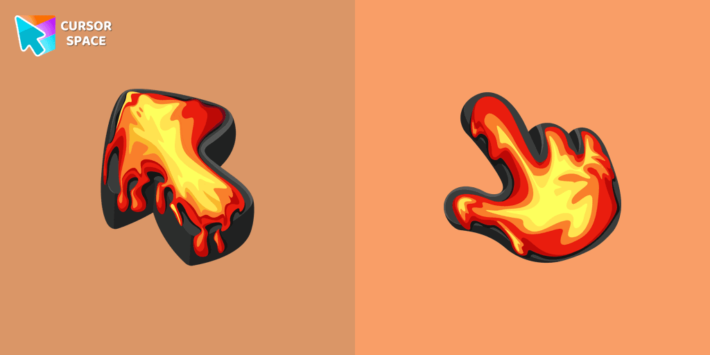 Lava Texture cursor